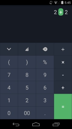Calc+  Android:       