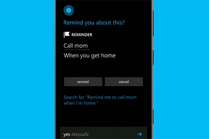    Windows 10  Cortana
