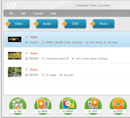 Freemake Video Converter 3.0      HTML5
