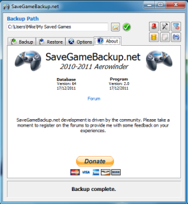 SaveGameBackup      