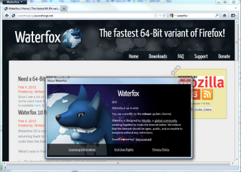 Waterfox 10.0     Firefox  64- 