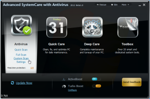 IObit Advanced SystemCare 2012  - 