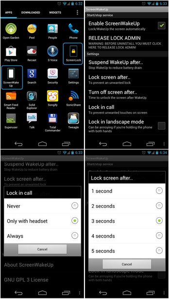 ScreenWakeUp      Android-