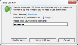 Rohos Logon Key  USB-      