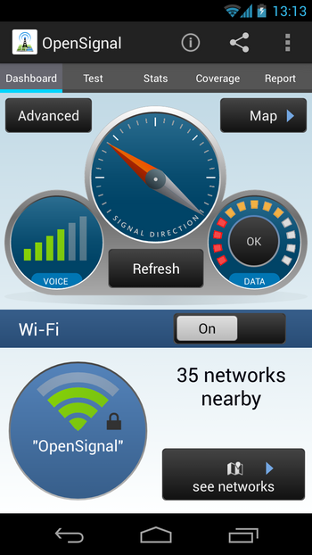 OpenSignal 2  Android:       Wi-Fi