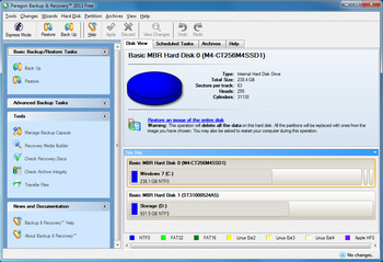 Paragon Backup and Recovery 2013 Free Edition        