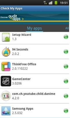CheckMyApps       Android-