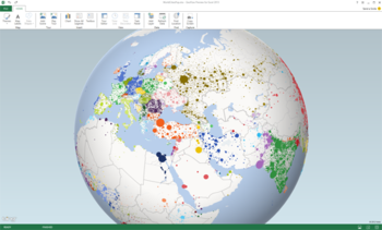  Geoflow  Excel: 3D-      Bing