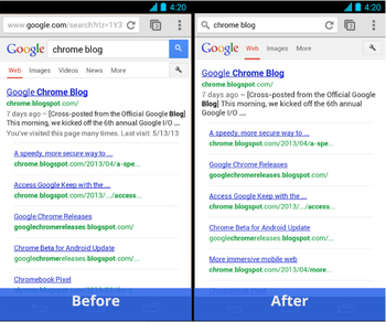    Google Chrome 27 for Android