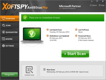      XoftSpy AntiVirus Pro 9