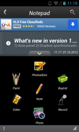 Notepad  Colibri     Android- 