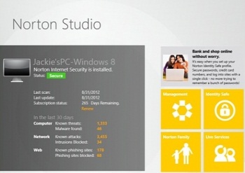 Norton Studio  Windows 8     