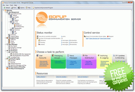  Bopup Communication Server