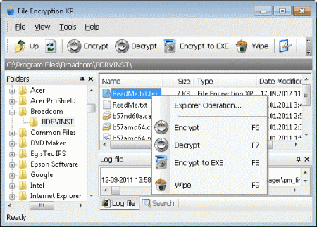  File Encryption XP