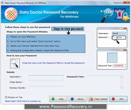  BitKinex Password Recovery