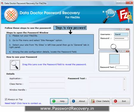  FileZilla Password Recovery
