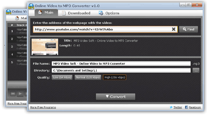  Online Video to MP3 Converter