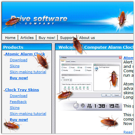  Cockroach on Desktop