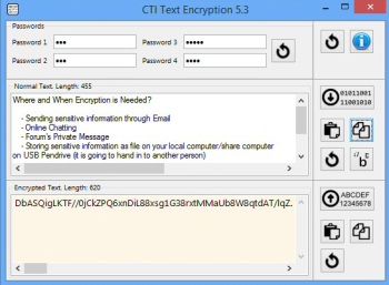 CTI Text Encryption      