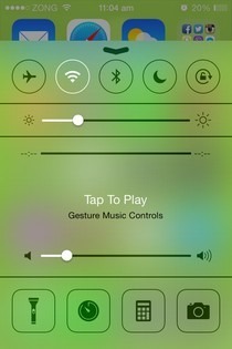 Gesture Music Controls        iOS 7