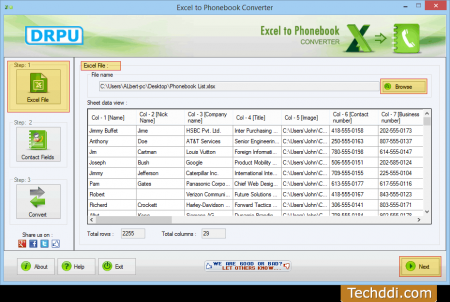  Import Excel Contacts to Mobile Phone