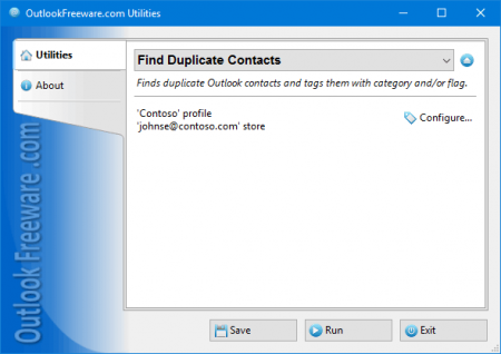  Find Duplicate Contacts for Outlook