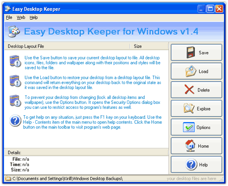  Easy Desktop Keeper
